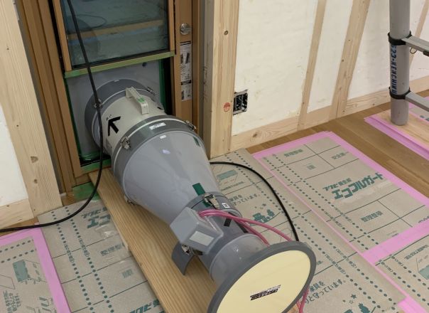 【気密LIVE測定＆構造見学会」C値測定を現地で体験しよう！ 】予約制 アイキャッチ画像